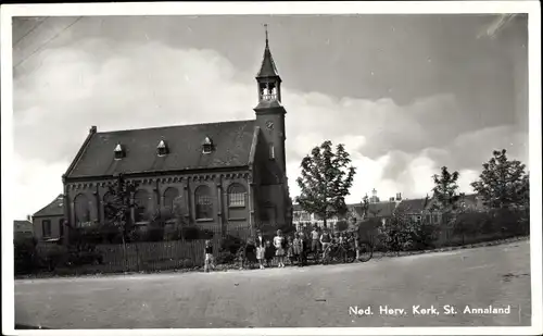 Ak Sint Annaland Zeeland, Ned. Herv. Kerk