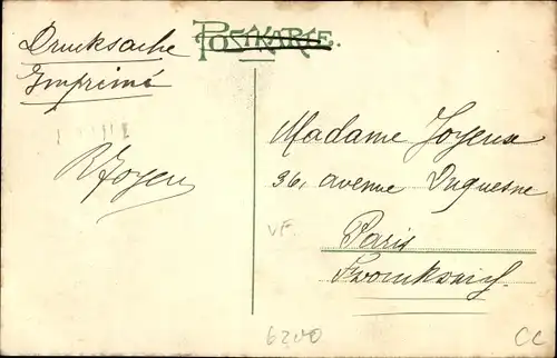 Ak Wiesbaden in Hessen, Höhere Mädchenschule