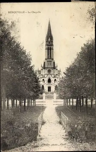 Ak Hérouville Saint Clair Calvados, La Chapelle