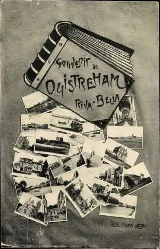 Ak Ouistreham Riva Bella Calvados, Ortsansichten, Fotoalbum