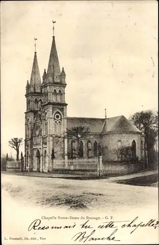 Ak Bocage Calvados, Chapelle Notre Dame