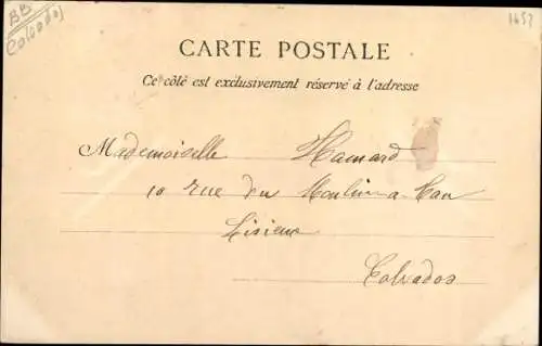 Ak Lisieux Calvados, Ancienne Maison de la Rue d'Orbec