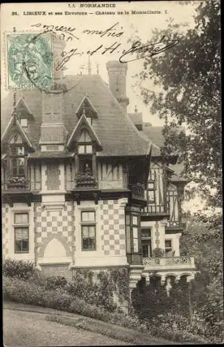 Ak Lisieux Calvados, Chateau de la Monteillerie