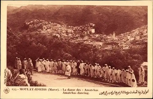 Ak Moulay Idriss Marokko, La dans des Amatchas