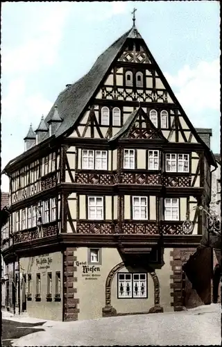 Ak Miltenberg am Main Unterfranken, Hotel Riesen