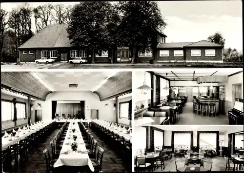 Ak Almstorf Himbergen in der Lüneburger Heide, Gasthaus Herbert Burmester