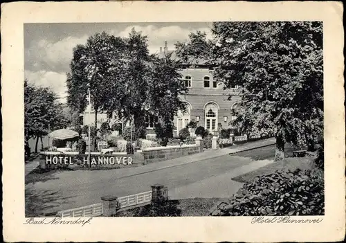 Ak Bad Nenndorf im Kreis Schaumburg, Hotel Hannover