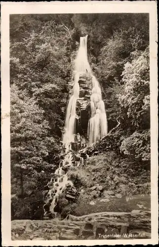 Ak Brotterode Trusetal Thüringer Wald, Trusentaler Wasserfall