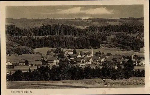 Ak Biessenhofen im Ostallgäu, Ort mit Umgebung