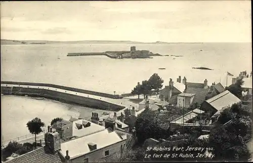 Ak Saint Aubin Kanalinsel Jersey, Le Fort