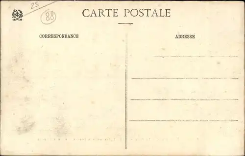 Ak Saint Dié des Vosges, La Gare apres les premiers Bombardements