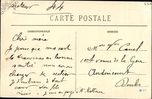 Ak Saint Dié des Vosges, Rue d'Alsace