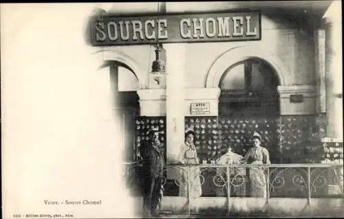 Ak Vichy Allier, Source Chomel