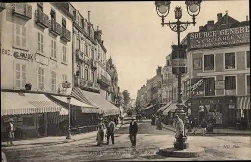 Ak Vichy Allier, Perspective de la Rue de Nimes