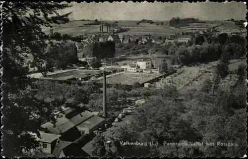 Ak Valkenburg aan de Geul Limburg Niederlande, Panorama vanaf het Rotspark