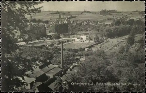 Ak Valkenburg aan de Geul Limburg Niederlande, Panorama vanaf het Rotspark