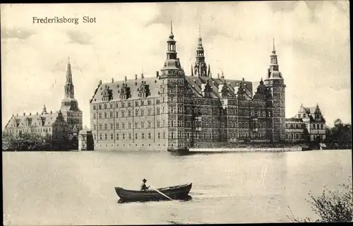 Ak Hillerød Hilleröd Dänemark, Frederiksborg Slot, Schloss