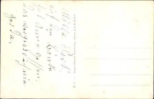 Ak Århus Aarhus Dänemark, Fra Bibliotekshaven