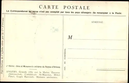 Künstler Ak Duval, C., Angers Maine et Loire, Grande ville sur la Maine, Circuits Automobiles