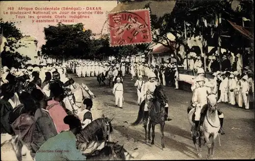 Ak Dakar Senegal, Le Boulevard National un Jour de grande Fete