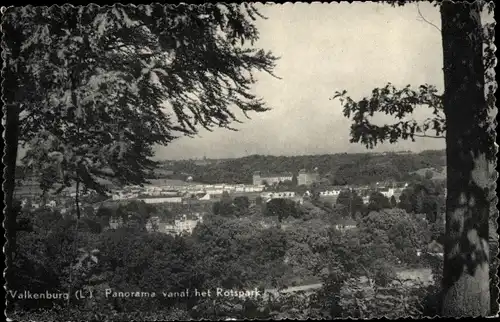 Ak Valkenburg Südholland, Panorama vanaf het Rotspark