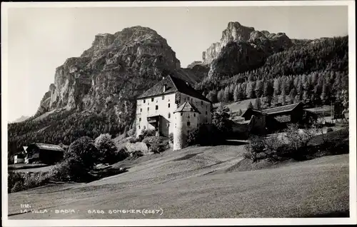 Ak Cortina d'Ampezzo Veneto, La Villa Badia, Sass Songher