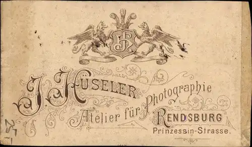 CdV Student, Standportrait, Rendsburg