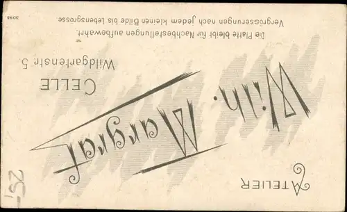 CdV Soldat in Uniform, Celle