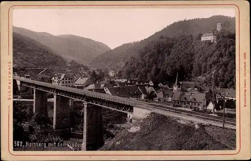 Foto Hornberg im Schwarzwald, Panorama mit Viadukt