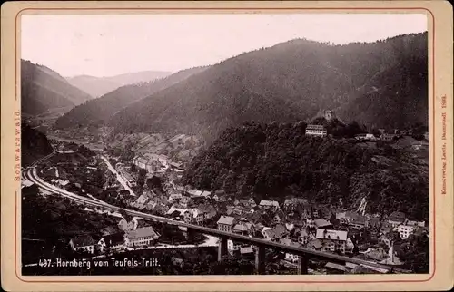 Foto Hornberg im Schwarzwald, Panorama vom Teufelstritt