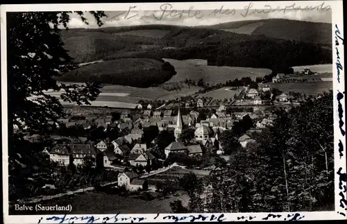 Ak Balve im Sauerland, Panorama