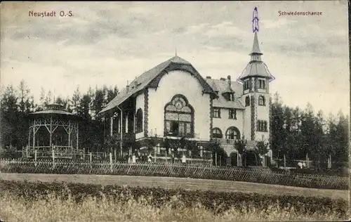 Ak Prudnik Neustadt Oberschlesien, Schwedenschanze