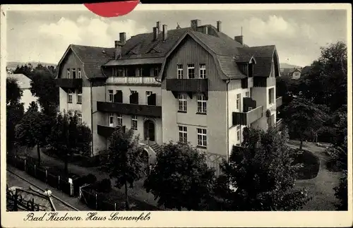 Ak Kudowa Zdrój Bad Kudowa Schlesien, Haus Sonnenfels