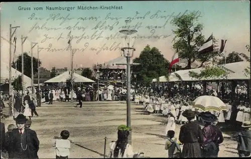 Ak Naumburg an der Saale, Naumburger Mädchen-Kirschfest