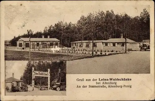 Ak Altenburg in Thüringen, Leina Waldschänke