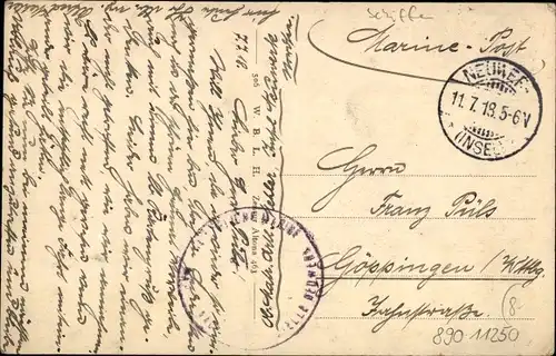 Ak SMS Moltke, Kriegsschiff, Kaiserliche Marine