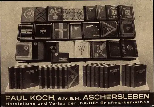 Ak Leipzig in Sachsen, Tag der Briefmarke 1957, Paul Koch, Herstellung und Verlage Kabe, Alben