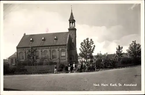 Ak Sint Annaland Zeeland, Ned. Herv. Kerk