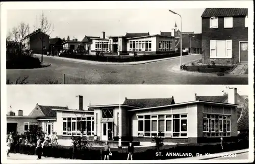 Ak Sint Annaland Zeeland, De Kleuterschool