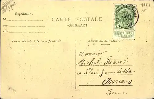 Ak Blankenberghe Blankenberge Westflandern, Rue de l'Eglise