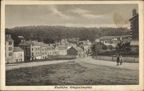 Ak Meurthe et Moselle, Westlicher Kriegsschauplatz, Ortsansicht, Straße