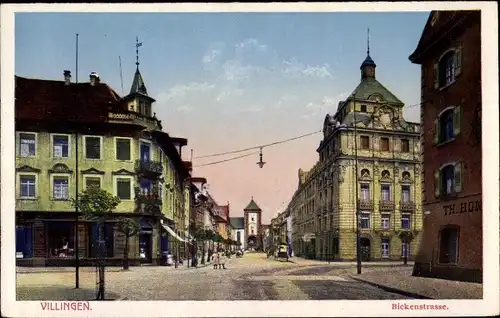 Ak Villingen Schwenningen im Schwarzwald, Bickenstraße