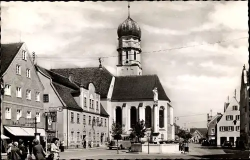 Ak Schongau in Oberbayern, Marienplatz
