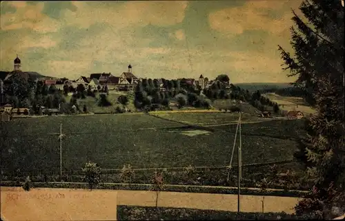 Ak Schongau in Oberbayern, Blick auf den Ort