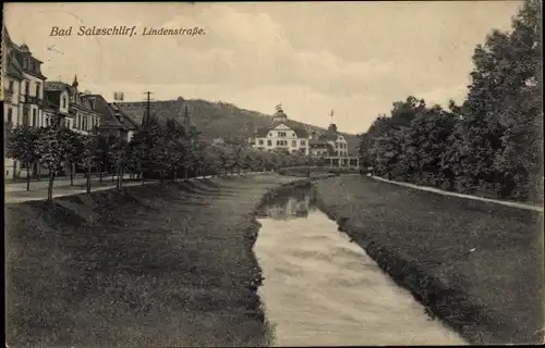 Ak Bad Salzschlirf in Hessen, Lindenstraße