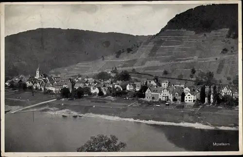 Ak Moselkern an der Mosel, Teilansicht