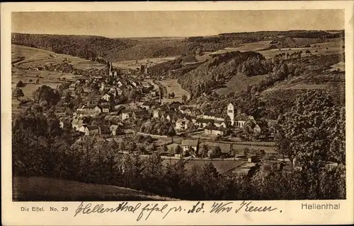 Ak Hellenthal in der Eifel, Gesamtansicht