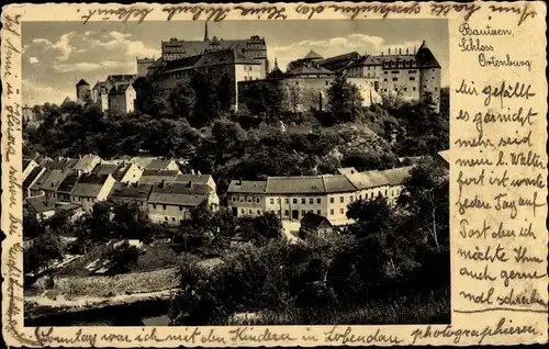 Ak Bautzen in der Oberlausitz, Schloss Ortenburg