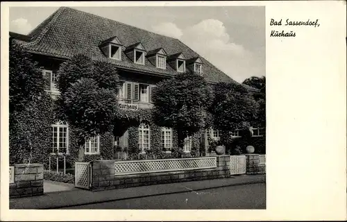 Ak Bad Sassendorf in Westfalen, Kurhaus
