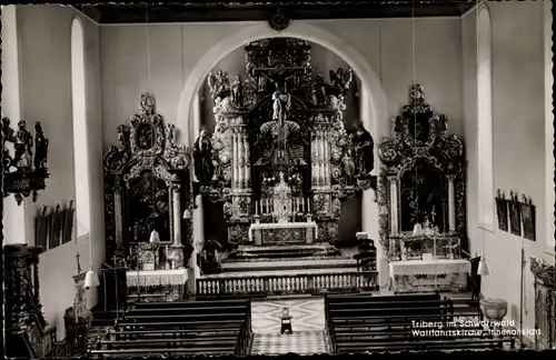 Ak Triberg im Schwarzwald, Inneres d. Wallfahrtskirche